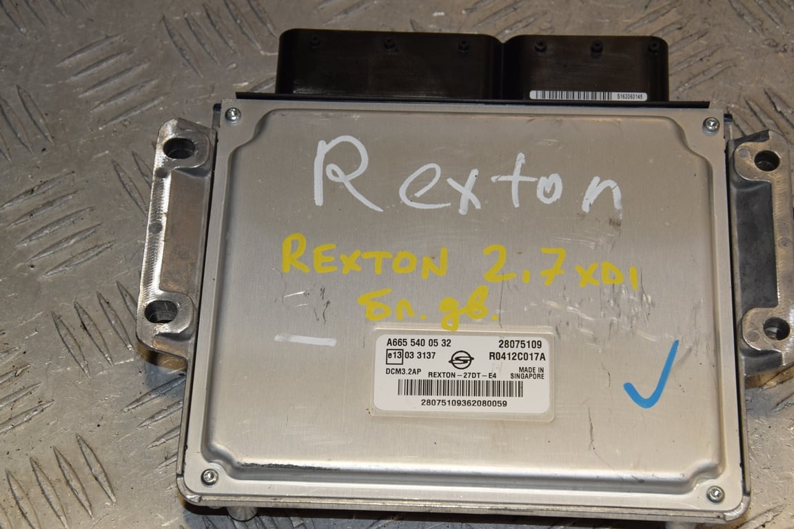 Купить Блок управления двигателем SsangYong Rexton 2.7 Xdi 2006