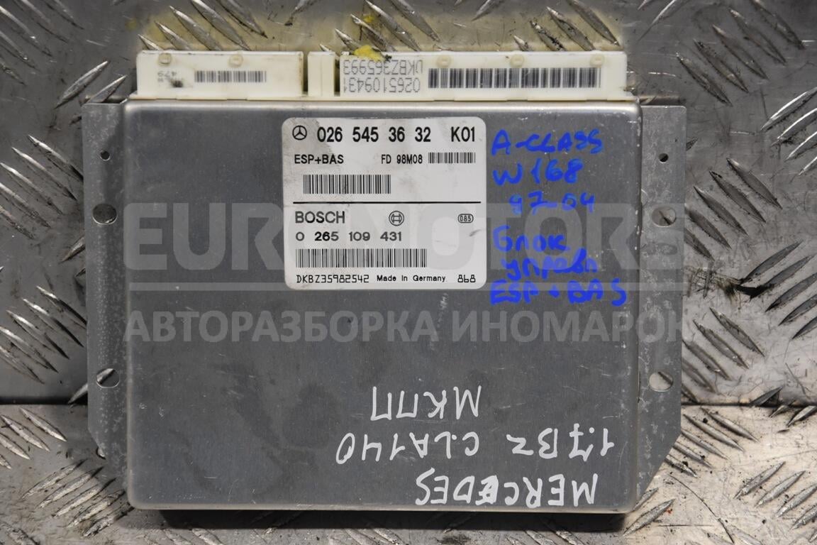 A0265453632 Блок управления ESP+BAS Mercedes Aclass (W168