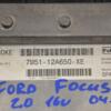 Блок управления двигателем Ford Focus 2.0 16V (II) 2004-2011 7M5112A650XE 186547 - 2