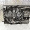 Вентилятор радиатора 7 лопастей в сборе с диффузором Peugeot 308 (T9) 2013-2021 9806313880 319157 - 2