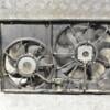 Вентилятор радіатора комплект 2 секції 7 лопатей+7 лопатей з дифузором VW Golf (V) 2003-2008 1K0121207T 319163 - 2