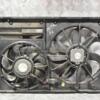 Вентилятор радиатора комплект 2 секции 7 лопастей+7 лопастей с диффузором (дефект) VW Passat (B6) 2005-2010 1K0121207BC 339881 - 2