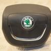 Подушка безопасности руль Airbag (дефект) Skoda Octavia (A5) 2004-2013 1Z0880201AK 412409 - 4