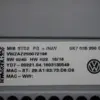 Блок керування автомобільною магнітолою CD/DVD/GPS/навігатором VW Sharan 2.0 TDI 2010 5K7035200D it-15608 Дизель - 7