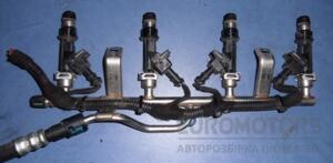 Паливна рейка метал бензин (без датчика) Opel Astra 1.6 16V (H) 2004-2010 24431924 10413