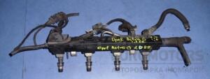 Топливная рейка метал бензин (без датчика) Opel Astra 1.6 16V (G) 1998-2005 09133177A 10591