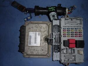 Блок управления двигателем комплект Fiat Doblo 1.6 16V 2000-2009 55195167 14112