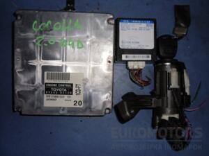 Блок управления двигателем комплект Toyota Corolla 2.0 D-4D (E12) 2001-2006 89666-02120 14114
