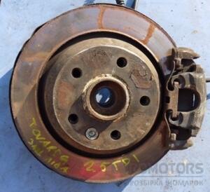 Цапфа задняя левая в сборе с ABS VW Touareg 2002-2010 7L6505435A 16051
