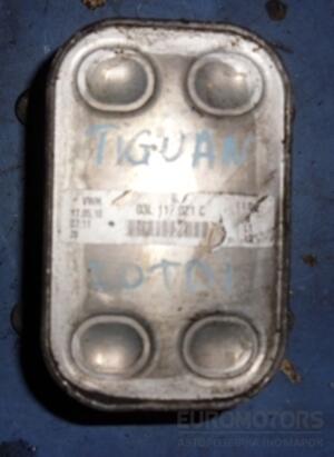 Теплообменник (Радиатор масляный) VW Tiguan 2.0tdi 16V 2007-2016 03L117021c 19587