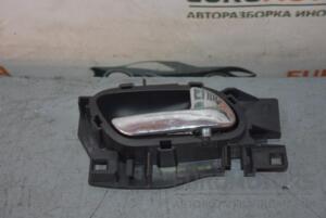 Ручка двери внутренняя передняя правая хром Peugeot 207 2006-2013 96555516VD 62324