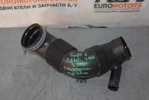 Патрубок повітря від витратою до турбіни VW Golf 1.6tdi, 1.9tdi, 2.0tdi (VI) 2008-2013 3C0129654M 62905