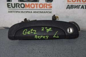 Ручка двери наружная передняя левая 3-х дверка Hyundai Getz 2002-2010 67853