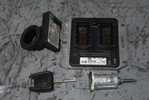 Блок управления двигателем комплект Opel Astra 1.8 16V (G) 1998-2005 09117394 75978