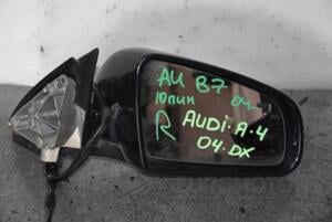 Зеркало правое электр 10 пинов Audi A4 (B7) 2004-2007 92168