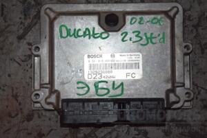 Блок управления двигателем Fiat Ducato 2.3jtd 2002-2006 0281010488 103542