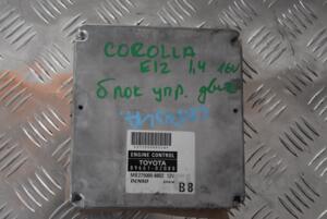 Блок управления двигателем Toyota Corolla 1.4 16V (E12) 2001-2006 8966102B80 105602