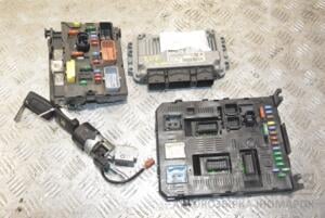 Блок управления двигателем комплект Peugeot 307 1.6 16V 2001-2008 0261208558 225302
