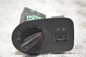 Кнопка коректора фар і підсвічування панелі приладів Seat Ibiza 2008-2017 6J0919094 215841-01