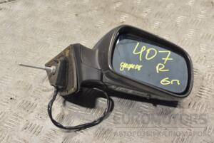 Дзеркало праве електр 6 пінів (дефект) Peugeot 407 2004-2010 259951