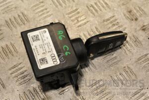Замок зажигания в сборе ключ Audi A6 (C6) 2004-2011 4F0909131E 289029