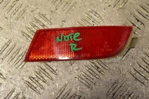 Отражатель в бампер задний правый Nissan Note (E11) 2005-2013 25024740 R 322085