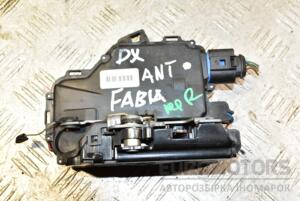 Замок двери передний правый электр 8 пинов Skoda Fabia 2007-2014 5J1837016 349091