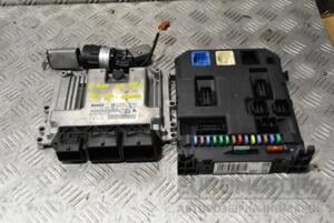 Блок управління двигуном комплект Peugeot 207 1.6 16V 2006-2013 9665291180 360545