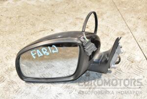 Зеркало левое электр 5 пинов Skoda Fabia 2007-2014 362080