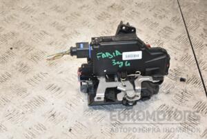 Замок двери задний левый электр 6 пинов Skoda Fabia 2007-2014 6Y0839015A 383731