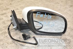 Зеркало правое электр 5 пинов Skoda Fabia 2007-2014 384526