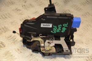 Замок двери передний правый электр 6 пинов VW Golf Plus 2005-2014 3D1837016 406386