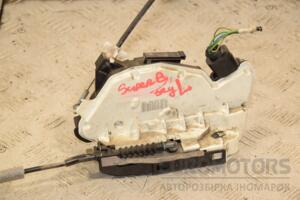 Замок двери задний левый электр 6 пинов Skoda Superb 2008-2015 5N0839015D 409908