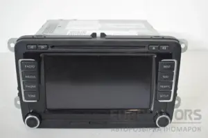 Блок управления автомобильной магнитолой CD/DVD/GPS/навигатором VW Touran 2003-2010 1T0035680B it-16170