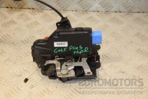 Замок двери передний правый электрический 9 пинов VW Golf Plus 2005-2014 3D1837016AC 445314