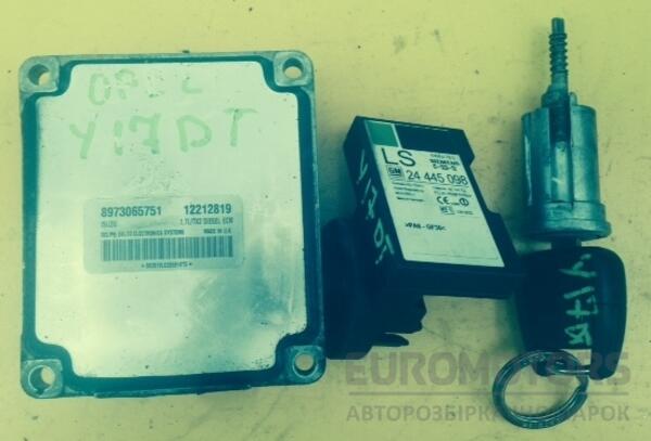 Блок управління двигуном комплект Opel Astra 1.7cdti (G) 1998-2005 8973065751 1934 - 2
