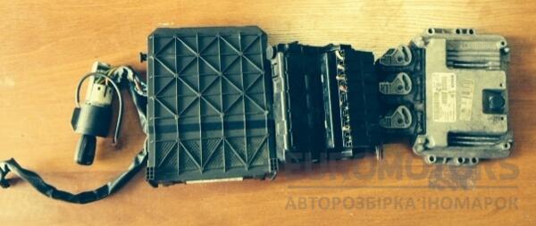 Блок управління двигуном комплект Peugeot 206 1.4hdi 1998-2012 0281010707 2766 - 2