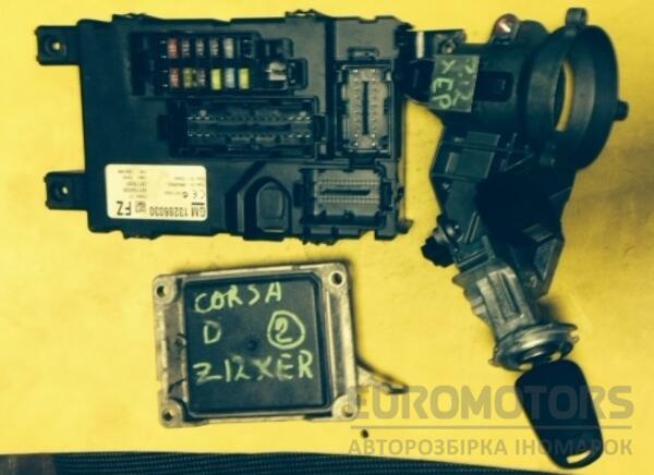 Блок управления двигателем комплект Opel Corsa 1.2 (D) 2006-2014 0261208940 3329 - 2