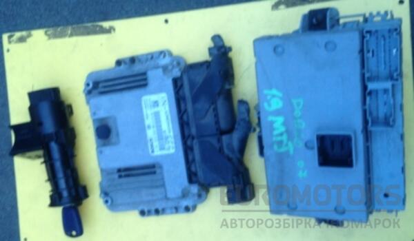 Блок управління двигуном комплект Fiat Doblo 1.9MJet 2000-2009 0281012865 4996 - 2