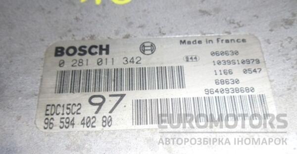 Блок управления двигателем Citroen Jumpy 2.0hdi 1995-2007 0281011342 5144 - 3