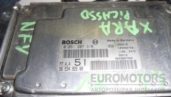 Блок управління двигуном комплект Citroen Xsara Picasso 1.6 8V 1999-2010 0261207318 5634 - 3