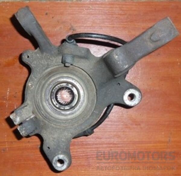 Поворотный кулак передний левый с ABS в сборе ступица Renault Scenic 1.9dCi (RX4) 2000-2003 7700437031 5743 - 2