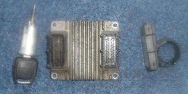 Блок управління двигуном комплект Opel Astra 1.6 16V (G) 1998-2005 09364499 6161 - 2