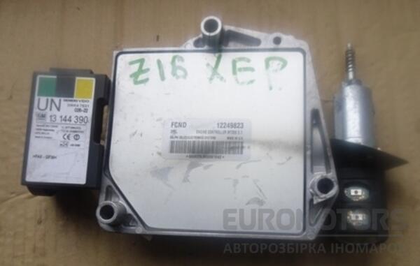 Блок управління двигуном комплект Opel Meriva 1.6 16V 2003-2010 12249823 6184 - 2