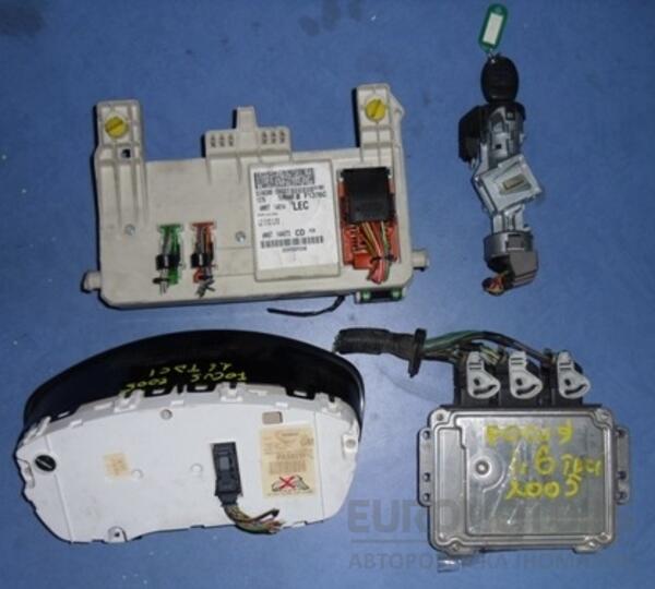 Блок управління двигуном комплект Ford Focus 1.6tdci (II) 2004-2011 0281011263 8330 - 2