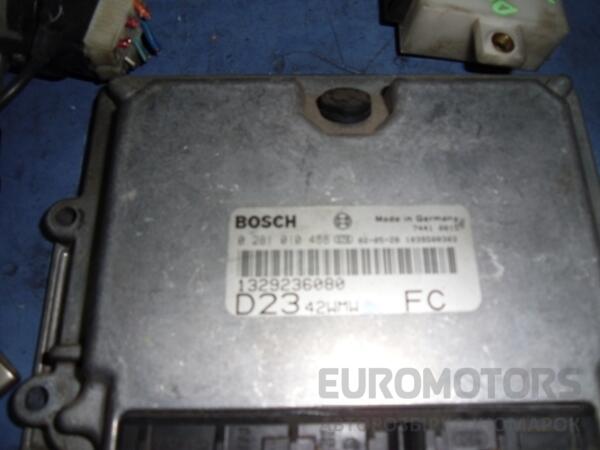 Блок управління двигуном комплект Citroen Jumper 2.3jtd 2002-2006 0281010488 12583 - 2