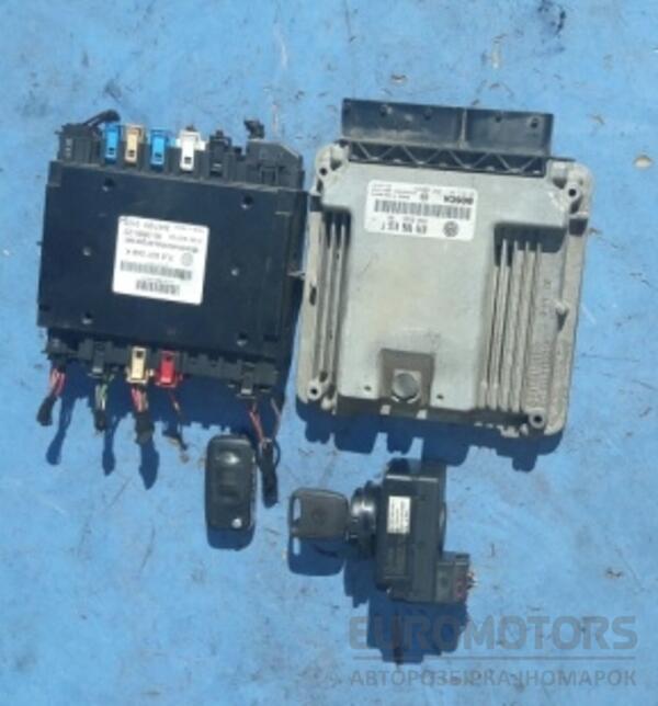Блок управления двигателем комплект VW Touareg 2.5tdi 2002-2010 0281011258 13895 - 2