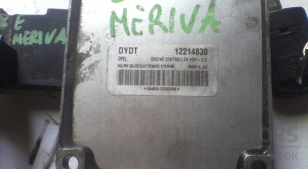 Блок управління двигуном комплект Opel Meriva 1.6 16V 2003-2010 12214830 1986 - 4