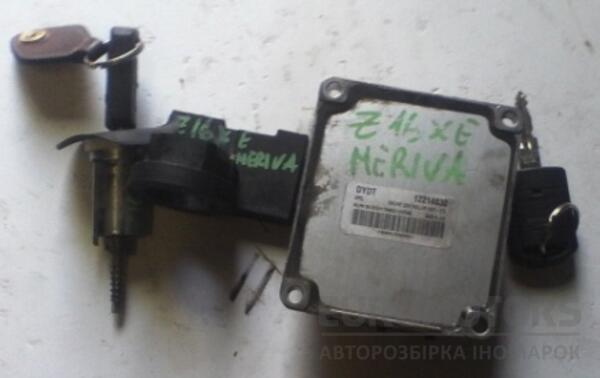 Блок управління двигуном комплект Opel Meriva 1.6 16V 2003-2010 12214830 1986 - 5