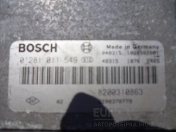 Блок управления двигателем Renault Megane 1.9dCi (II) 2003-2009 8200310863 15907 - 2